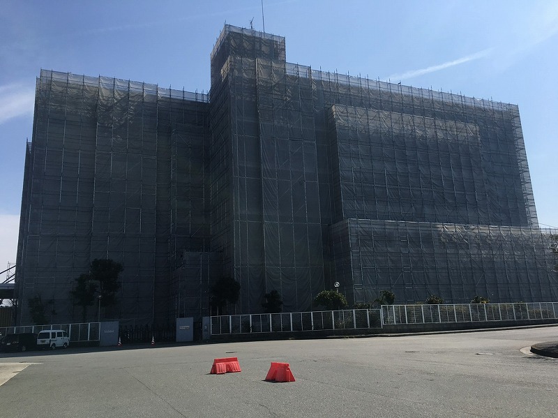 足場工事風景